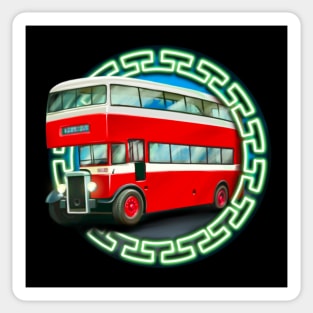 Double decker bus Sticker